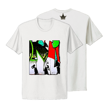 Load image into Gallery viewer, Streetwear graphic tee with bold graffiti artwork, from Erthe Apparel’s graffiti shirt collection