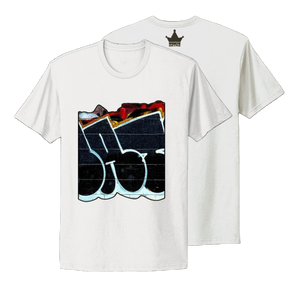 Streetwear graphic tee with bold graffiti artwork, from Erthe Apparel’s graffiti shirt collection
