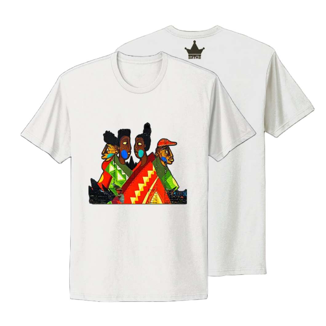 Streetwear graphic tee with bold graffiti artwork, from Erthe Apparel’s graffiti shirt collection

