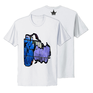 Streetwear graphic tee with bold graffiti artwork, from Erthe Apparel’s graffiti shirt collection
